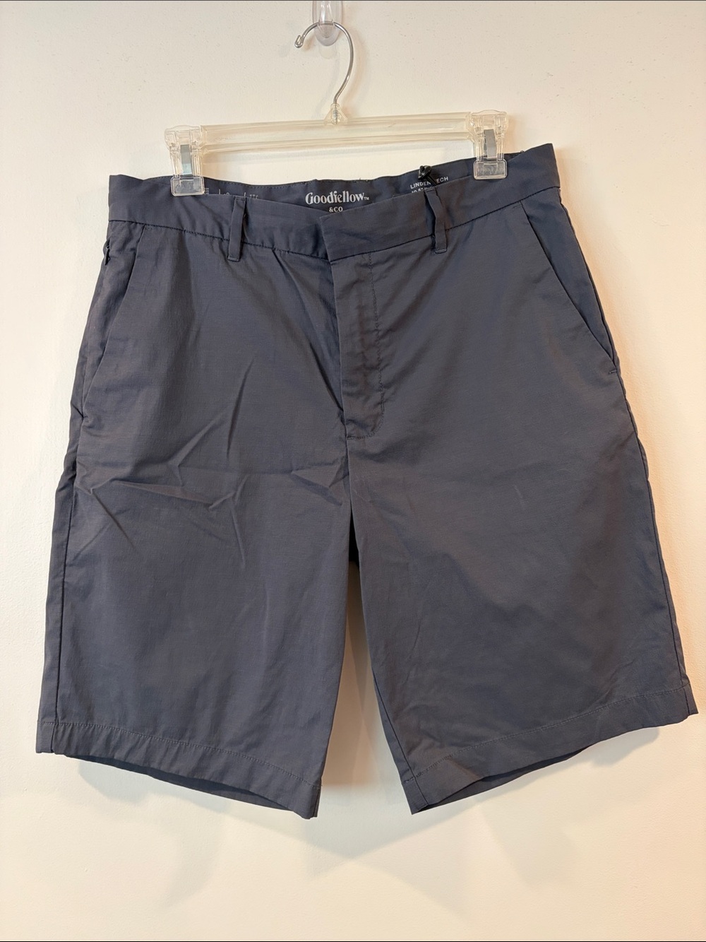 Goodfellow & Co Men's Navy Flat-Front Casual Shorts